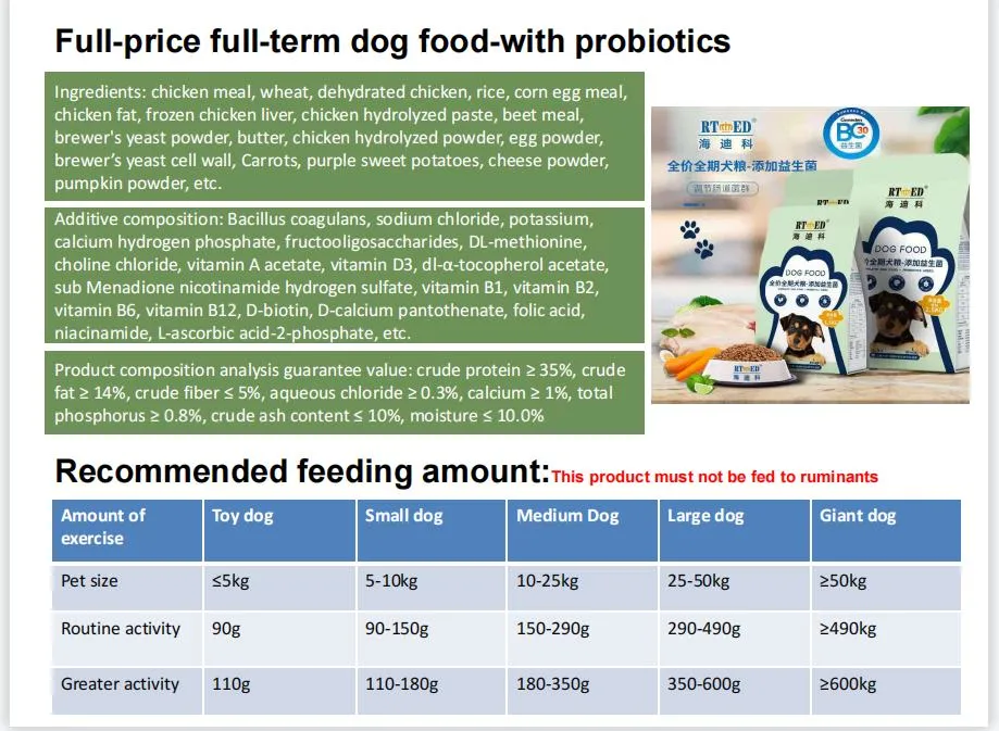 Healthcare Supplement Colostrum Probiotics Powder for Cats and Dogs
